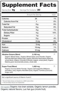 organifi green juice product label